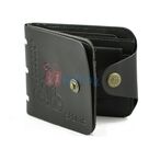 Sports Wallet for Men with Closing Strap Button