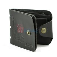 Sports Wallet for Men with Closing Strap Button