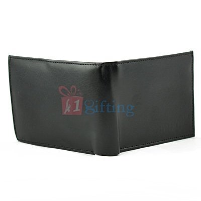 Triple Folding Wallet for Men with Closing Strap
