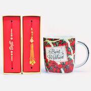 Superb BigB Rakhi with Gorgeous Lumba Rakhi along with Best Wishes Printed Ceramic Coffee Mug