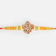 Divine Small Ganesha Amazing Liner Mauli Rakhi
