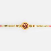 Om Written Stunning Looking Attractive Design Mauli Rakhi 