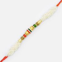 Unique Pearl Collection- Jewel Rakhi with Pearl Work