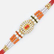 Fabulous and Elegant Looking Pearl Rakhi for Brother