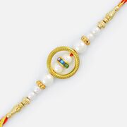 Graceful Lovely Pearl Rakhi for Brother