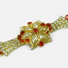 Star shape Design ed Jewel Dotted Stunning Looking Pearl Rakhi