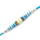 Amazing Multi Color Ring and Pearl Rakhi
