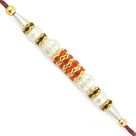 Super Zigzag Diamond and Pearl Rakhi