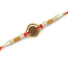 Awesome Looking Fancy Bead and Pearl Rakhi