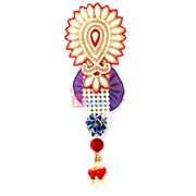 Fine art of marquise pearl and with zari and crystals kamar satka