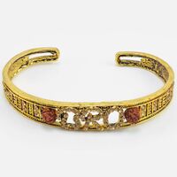Stylish Bro Written Rudraksha Metallic Bracelet Rakhi for Brother