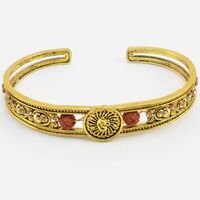 Stylish Modern Om and Rudraksha God Rakhi Bracelet for Brother