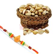 Fresh Pista with Designer Rakhi
