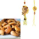 Roasted Testy Kaju with Golden Bhaiya Bhabhi Rakhi