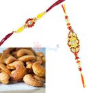 Roasted Kaju with Ideal set of 2 Rakhi