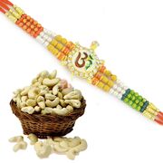 Sweet Raisin and Holy Om Tortoise Rakhi Hamper