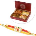 4 Types of Dryfruit Box with Exclusive Shree Rakhi