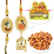 Pair and Motu Patlu Kids Rakhi with Roasted Cashew