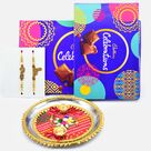 Celebration of Small and Big Cadbury Chocolates with New Designer Rakhis and Puja Thali