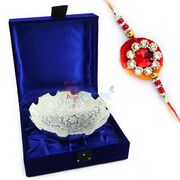 Special Rakhi with Special Serving Bowl Rakhi Gift Hamper