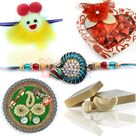 Amazing Hamper of Rakhi with Pooja Thali Sweets Chocolate and Rakhis