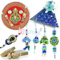 Rakhi Gift Combo with Sweets and Chocolate along with Rakhis and Pooja Thali