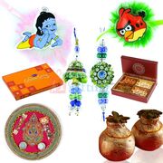 Complete Gift for Rakhi for Bhaiya Bhabhi and Kids