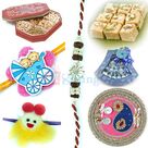 Rakhi Pooja Thali Hamper for Brother and Kids