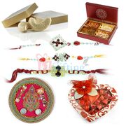 Beautiful Heart Shape Chocolate Gift Hamper for Rakhi