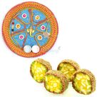Mauli Rakhi Ganesha Thali with Delicious Anjeer King Sweet