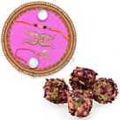 Kaju Rose Laddu and Fancy Rakhi Thali Hamper
