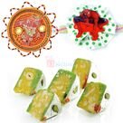 Kaju Diamond Cake with Rakhi Thali n Kids Rakhi Hamper