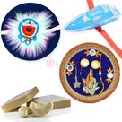 Kaju Katli Rakhi Pooja Thali Hamper with 2 Kids Rakhis