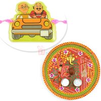 Special Mauli Rakhi Thali and Trendy Kids Rakhi Hamper