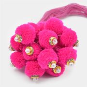 Traditional Pink Ram Rakhi Set of 20 with Pearl and Diamonds
