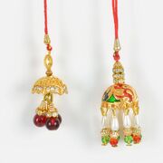 Beautifully Crafted Pair of Lumba Rakhi Set of 2