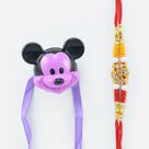 Mickey Mouse Sharpner Kid Rakhi with Fancy Rakhi for Brother