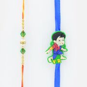 Vir Rakhi for Kid With Brother Rakhi Set of 2 Rakhis