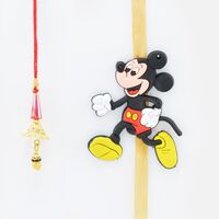 Mickey Mouse Kid Rakhi with Lumba for Bhabhi