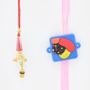 Candy Crush Kid Rakhi with Stylish Lumba Ladies Rakhi