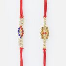 Simple and Elegant Rakhi Set of 2 Brothers