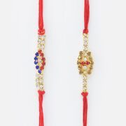 Simple and Elegant Rakhi Set of 2 Brothers