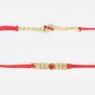 Amazing Jewel Rakhi Set of 2 for Brother