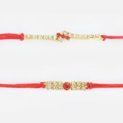 Amazing Jewel Rakhi Set of 2 for Brother