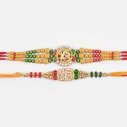 Rakhi for Brother Stunning Looking Beaded and Jewel Sikh Rakhis 