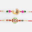 Awesome Meenakari Work Designer Nice Looking Fine Work Rakhis for Brothers