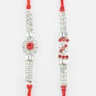 Beautiful Looking Hand Made Rakhi with Shining Jewel Crafted Special Rakhis for Brothers