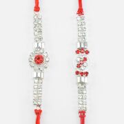 Beautiful Looking Hand Made Rakhi with Shining Jewel Crafted Special Rakhis for Brothers