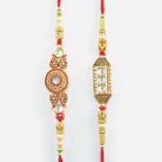 Round and Unique Pattern Stylish Rakhis Set of 2