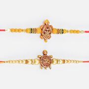 Set of 2 Small and Amazing Luck Tortoise Rakhis Set 
